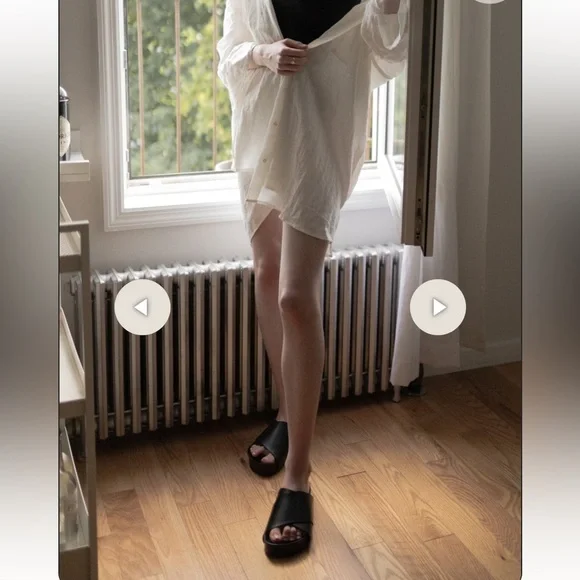 St Agni - crossover strap platform sandal - Picture 3 of 10